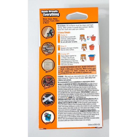 NEW Set of 4 Original Gorilla Glues - Picture 3 of 5